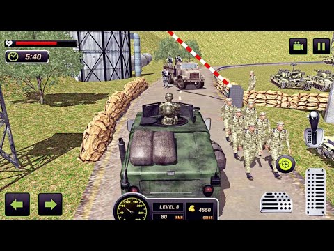 US Army Truck Driving 2021 Real Military Truck 3D - Army Cargo Transporter Game - Android Gameplay