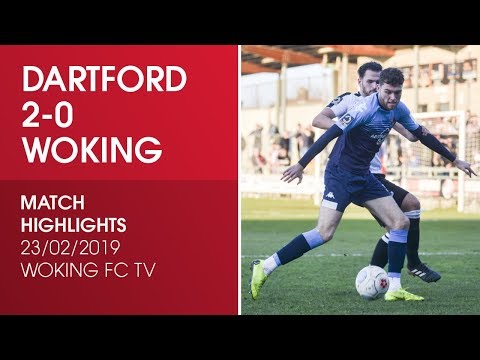 Dartford 2-0 Woking | Match Highlights