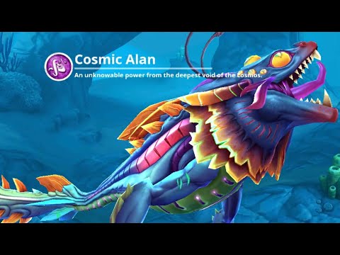 COSMIC ALAN SURVIVED EXTINCTION MAP - Hungry Shark World DaNi MC Gaming