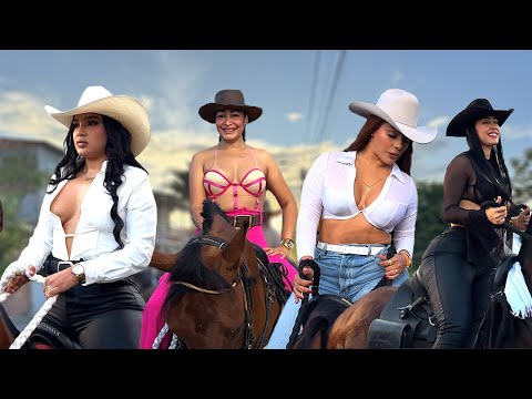 Amazonas Hermosas y Caballos en CABALGATA de CERRITO valle 2025  -  yisus vlogger