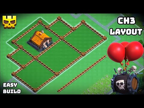 CH3 base / Capital Hall 3 base layout / Clash of Clans