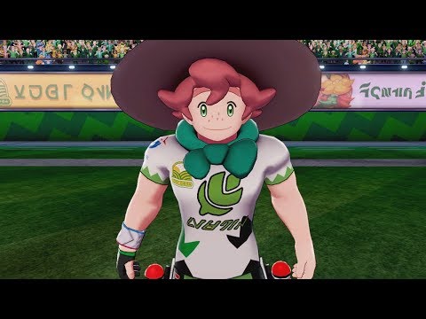 Pokemon Sword and Shield - Milo Grass Gym Battle #1