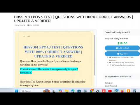 HBSS 301 EPO5 3 TEST