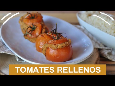 TOMATES RELLENOS sabor mediterráneo🍅