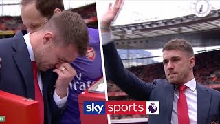 Aaron Ramsey bids an emotional farewell to Arsenal after 11 years at the club