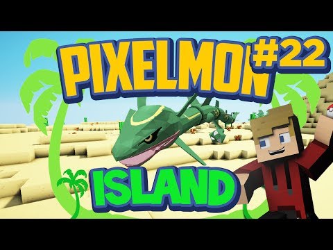 I FOUND A RAYQUAZA! Pixelmon Island Special Mini-Series! Episode 22