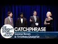 Catchphrase with Saoirse Ronan and Timothée Chalamet