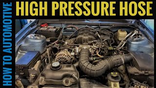2005-2010 Ford Mustang 4.0l Power Steering Hose Replacement