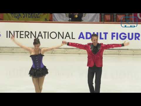 Elena Rossi - Giancarlo Maraviglia. Oberstdorf 2019. Adult Pairs FS. 2d place