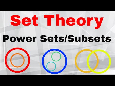 Subsets and Power Sets