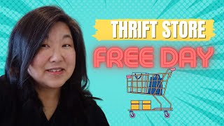 FREE DAY at the Thrift Store!  What Would You Grab