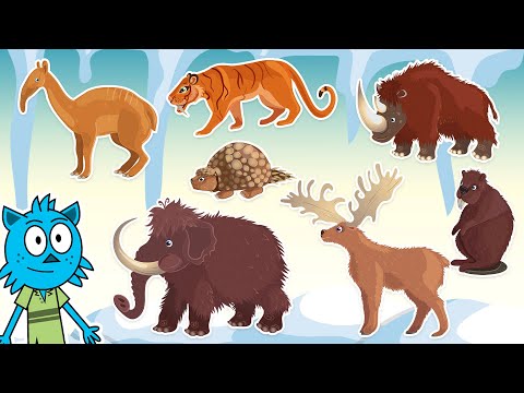 Gli Animali dell'ERA GLACIALE | Video educativo per bambini