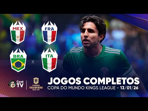 JOGO COMPLETO: BRASIL X ITÁLIA | COPA DO MUNDO KINGS LEAGUE 2026 | QUARTAS DE FINAL