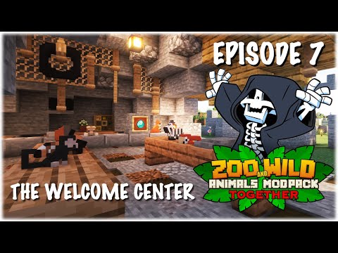 GReimer Gaming - Building an EPIC Island Welcome Center! - Minecraft SMP: Zoo and Wild Animal (ZAWA) Mod - S3E7