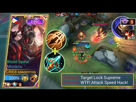 500 STOCK ALDOUS TARGET LOCK MY SUPREME MOSKOV GONE WRONG! | MOSKOV BEST BUILD 2022!