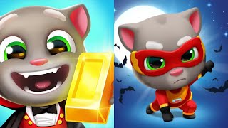 Talking Tom Gold Run VS Talking Tom Hero Dash Halloween 2025