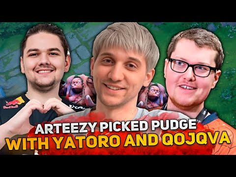 ARTEEZY PICKED PUDGE with TEAM SPIRIT YATORO (RADDAN) and QOJQVA in HIGH MMR "I NEVER LOSE on PUDGE"