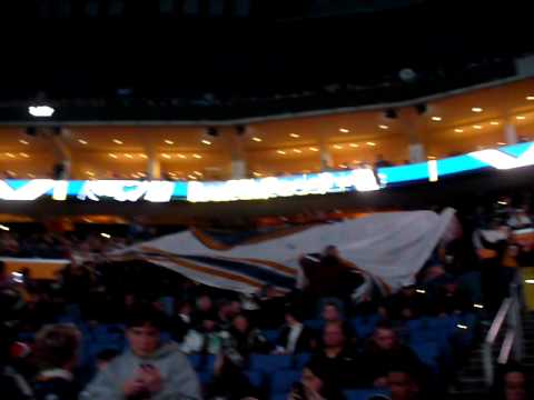 Buffalo Sabres Flag being passed around the crowd (10-27-11)