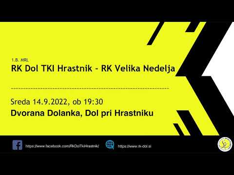 02. KROG - 2022/2023: 1.B DRL - MOŠKI: RK DOL TKI HRASTNIK : RK VELIKA NEDELJA