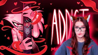 ADDICT (Music Video) - HAZBIN HOTEL / ОТЕЛЬ ХАЗБИН - ЖАЖДА РЕАКЦИЯ