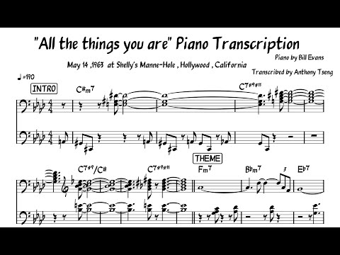 All The Things You Are - Bill Evans