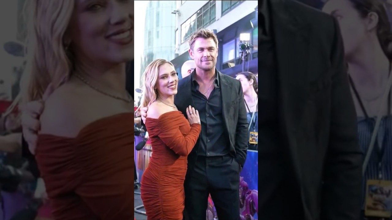 Scarlett Johansson & Chris Hemsworth Shine at Transformers One London Premiere #Shorts