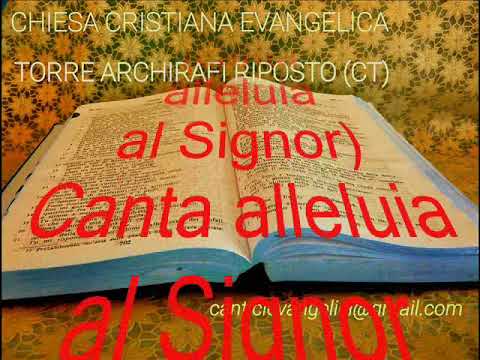 CANTA ALLELUIA  base musicale con testo karaoke