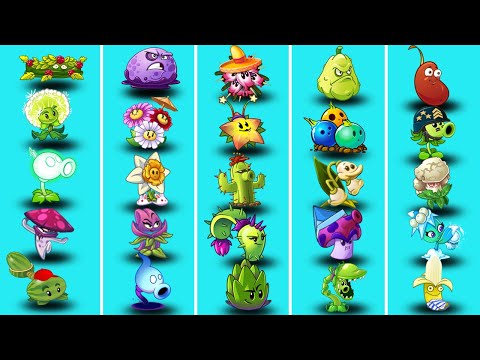 05 Team 05 Plant Max Level - Which Team Plant Strongest ? - PvZ 2 Team 05 Plant