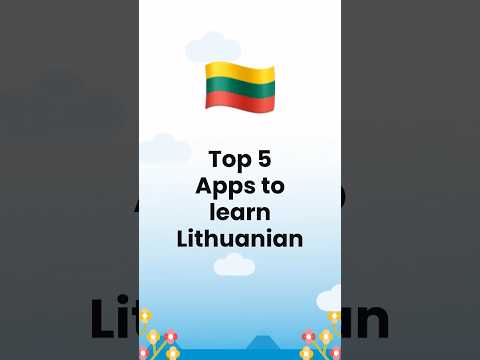 🇱🇹 Learning Lithuanian? These 5 Apps are Awesome! (Master Lithuanian Faster than Duolingo)