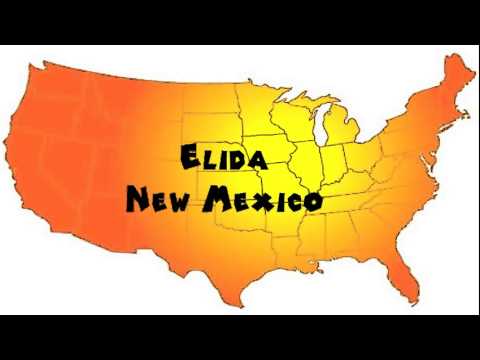 How to Say or Pronounce USA Cities — Elida, New Mexico