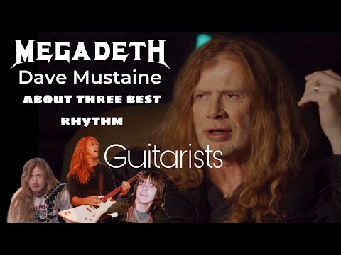 Dave Mustaine about three best rhythm Guitar Players | James Hetfield Metallica | ACDC Malcolm Young
