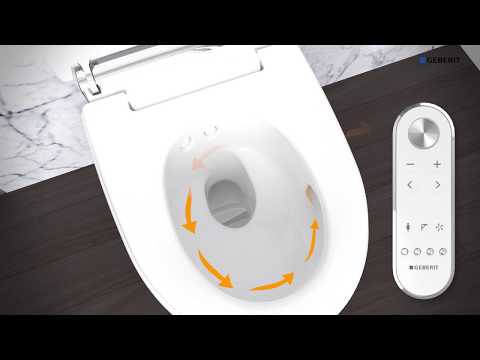 Vägghängd Duschtoalett Geberit AquaClean Mera Comfort