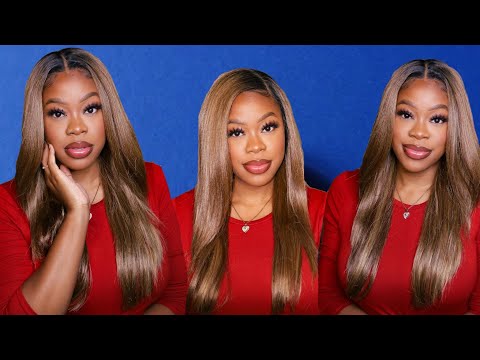 NEW & UNDER $50 | Outre Perfect Hairline FAUX SCALP HD Transparent 13" x 4" Lace Front Wig Jaylani