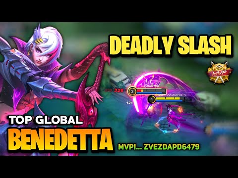 MVP Benedetta Hyper Build [ Top Global Benedetta Best Build ] MVP!... ZVEZDAPD6479 - Mobile Legends