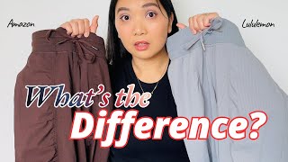 Lululemon Dance Studio Joggers vs Amazon's CRZ Version