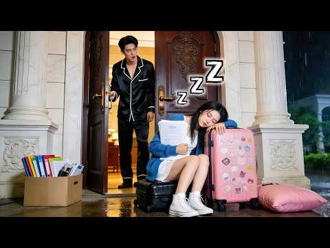 Il pleut, une fille sans abri dort devant la maison du PDG — il la ramène et la gâte sans fin !