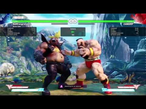 Randoms: Zangief Instant Overhead in Street Fighter V Beta