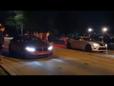 BMW M4 vs Camaro SS $200 Dig Race