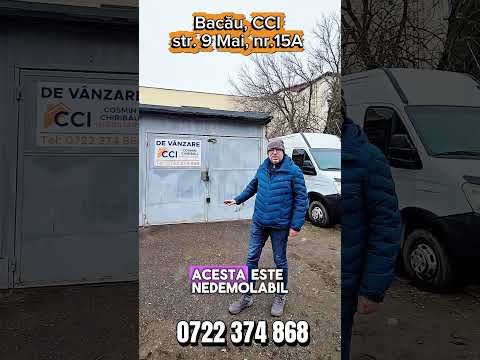 De vânzare – Garaj 22 mp, str. Iosif Cocea, Bacău — Video