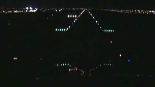 preview picture of video 'ILS NIGHT LANDING PIPER SENECA V MERIDA INTL AIRPORT COCKPIT VIEW'