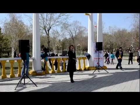 Ведущая акции ЛИЗА ЖИВИ! в Кокшетау - Полина Буданова