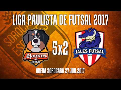 Gols Magnus Sorocaba 5x2 Jales Futsal- Liga Paulista