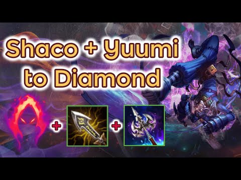 Shaco + Yuumi Plat 1 Gameplay [League of Legends] Full Gameplay - Infernal Shaco