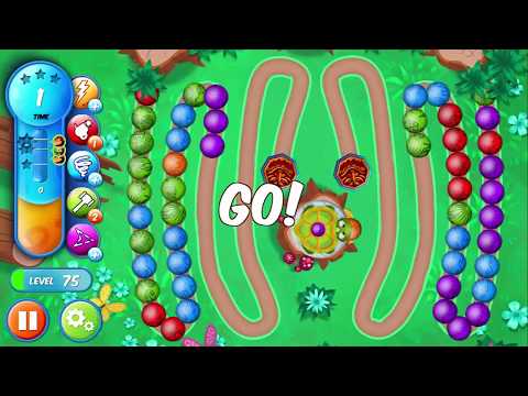 Woka Woka Marble Shooter level 71--75 - Game mini