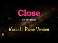 Close by Westlife - Karaoke Piano Version (Own version)