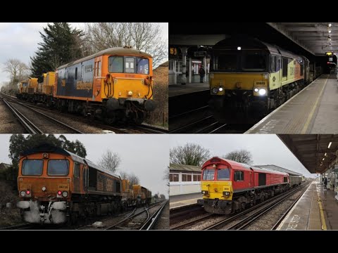 Locomotive Hauled Trains Around Barnham - February 2021