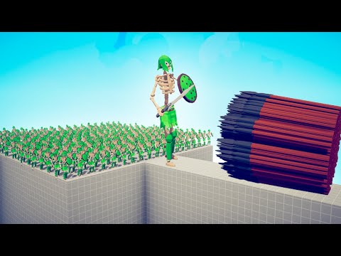 100x ZOMBIE SKELETON vs EVERY GOD - TABS | Totally Accurate Battle Simulator 2023