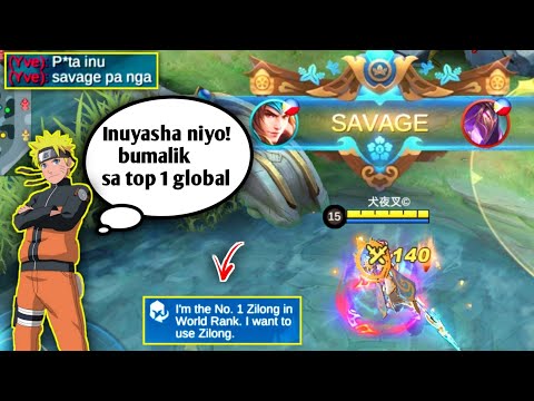 THE REAL ZILONG TOP 1 GLOBAL IS HERE | EZ SAVAGE 🔥 - MLBB