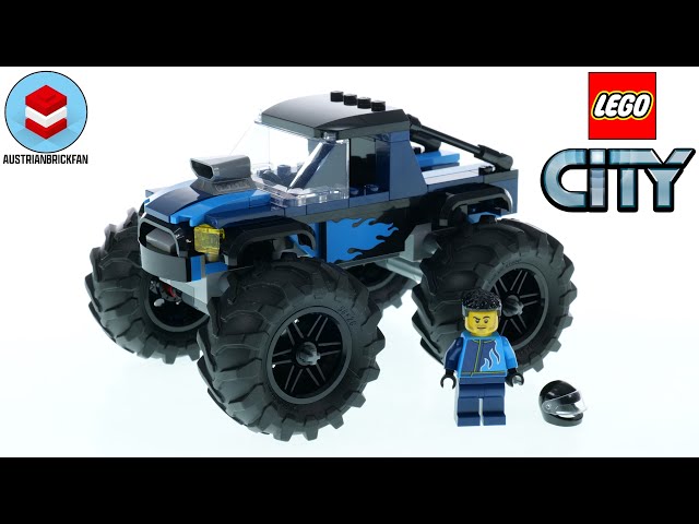 Vídeo relacionado con LEGO City Monster Truck Azul de Juguete, Camión Todoterreno y Minifigura de Conductor, Set de Juego Infantil Imaginativo, Divertido Regalo para Niños y Niñas de 5 Años o Más 60402