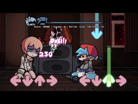 FNF vs Sayori.chr - Stagnant (doki doki takeover bad ending)
